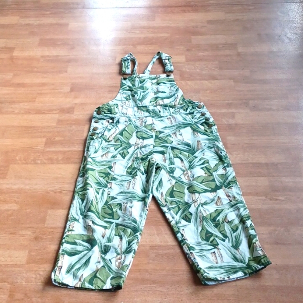 Citi dress bibed capris women's size 8, 100 percent cotton